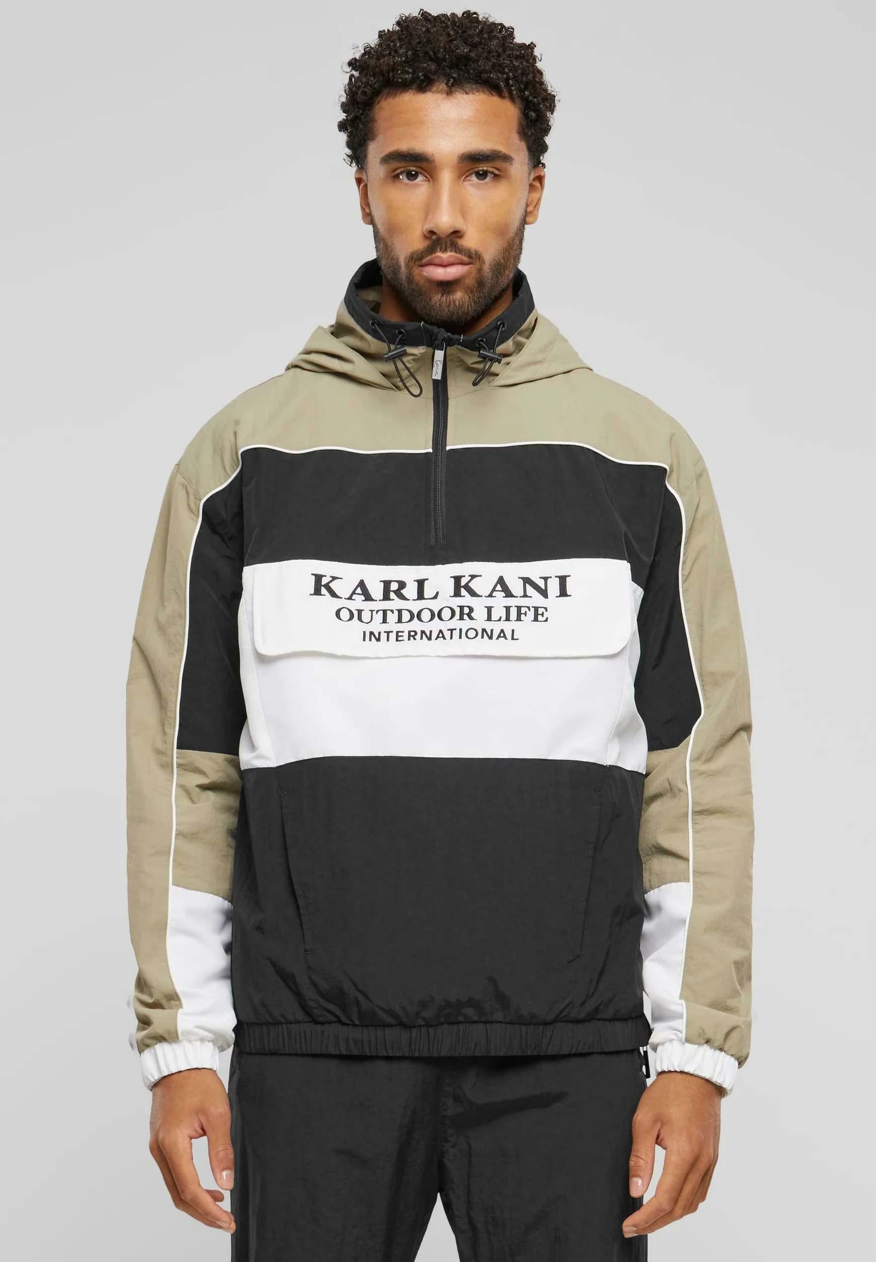 Karl Kani RETRO WINDBREAKER - Chaqueta de entretiempo