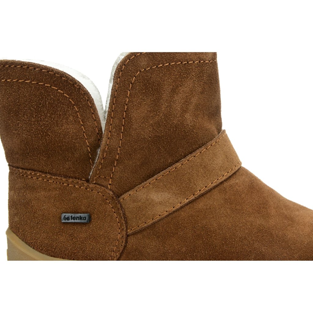 Be Lenka Polaris Brown braune Winterbarfußstiefeletten