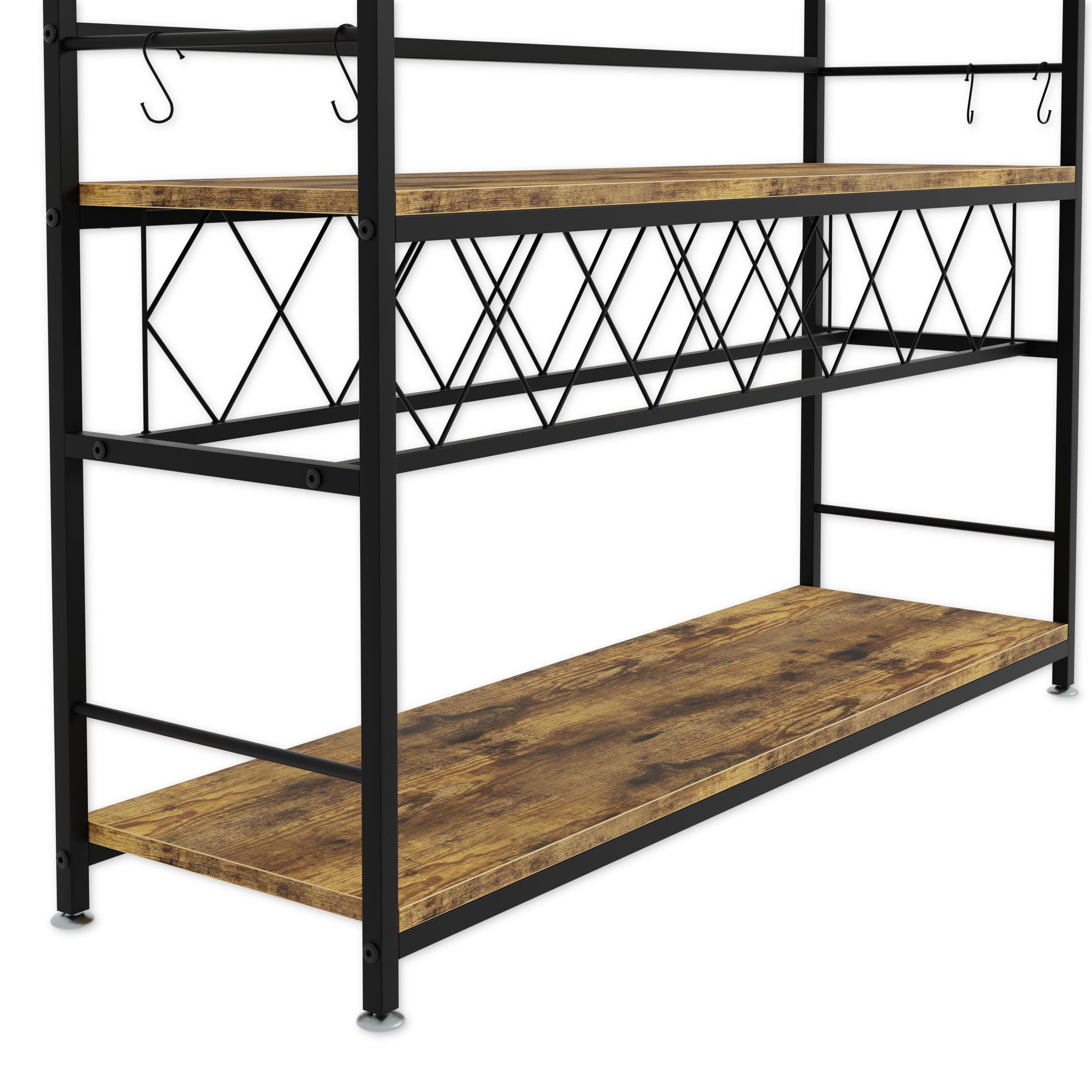 Lenmar Weinregal Weinregal aus Metall, Flaschenregal, Regale, Flaschenhalter LOFT 2-7