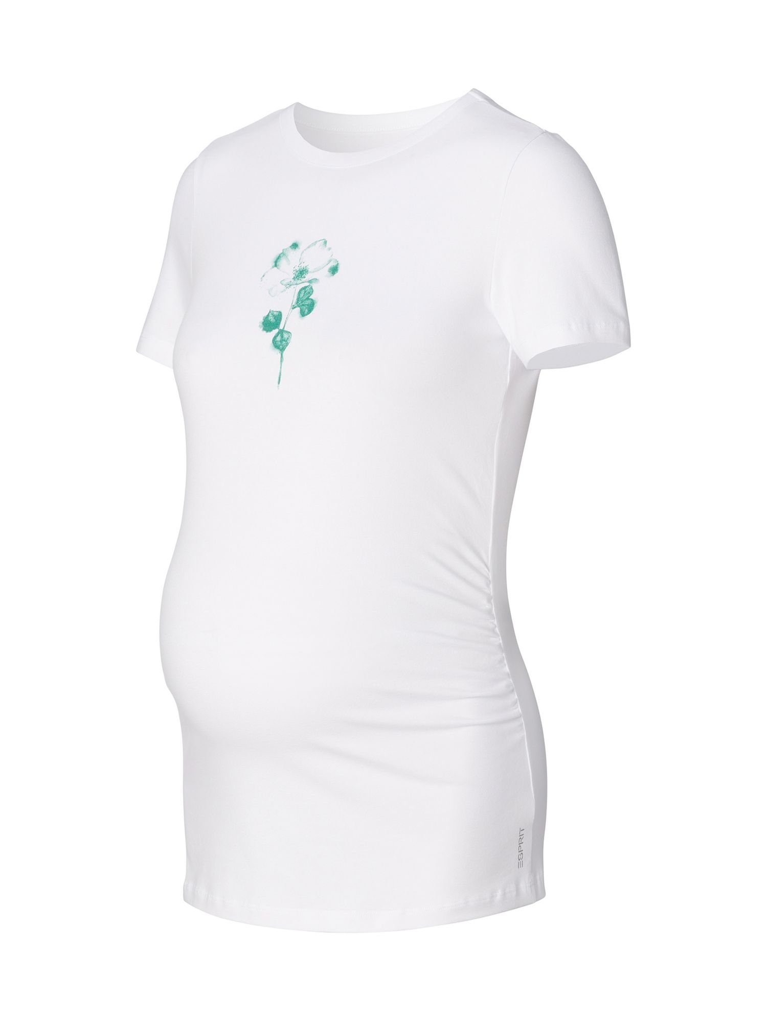 ESPRIT maternity Umstandsshirt T-Shirt mit Blumenprint, Bio-Baumwolle