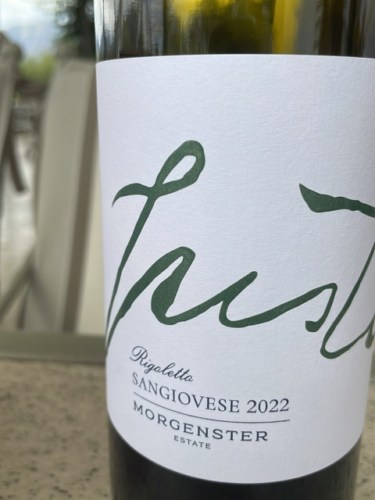 Morgenster EstateRigoletto Sangiovese 2022