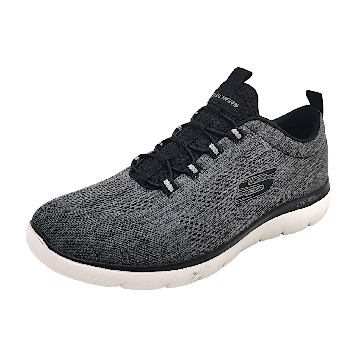 Skechers Summits - Louvin 232186 Grau BKW black/ white