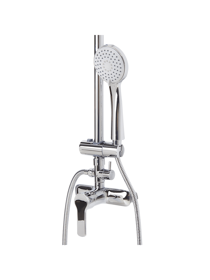 Beliani Wannenarmaturen TINKISSO in Silber - (W) 18 x (H) 83 x (L) 36 cm günstig kaufen onesize