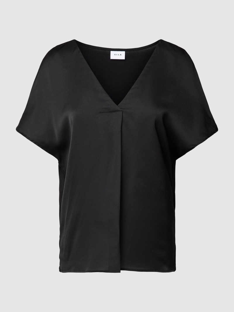 Top mit Fledermausärmeln Modell 'ELLETTE' in black