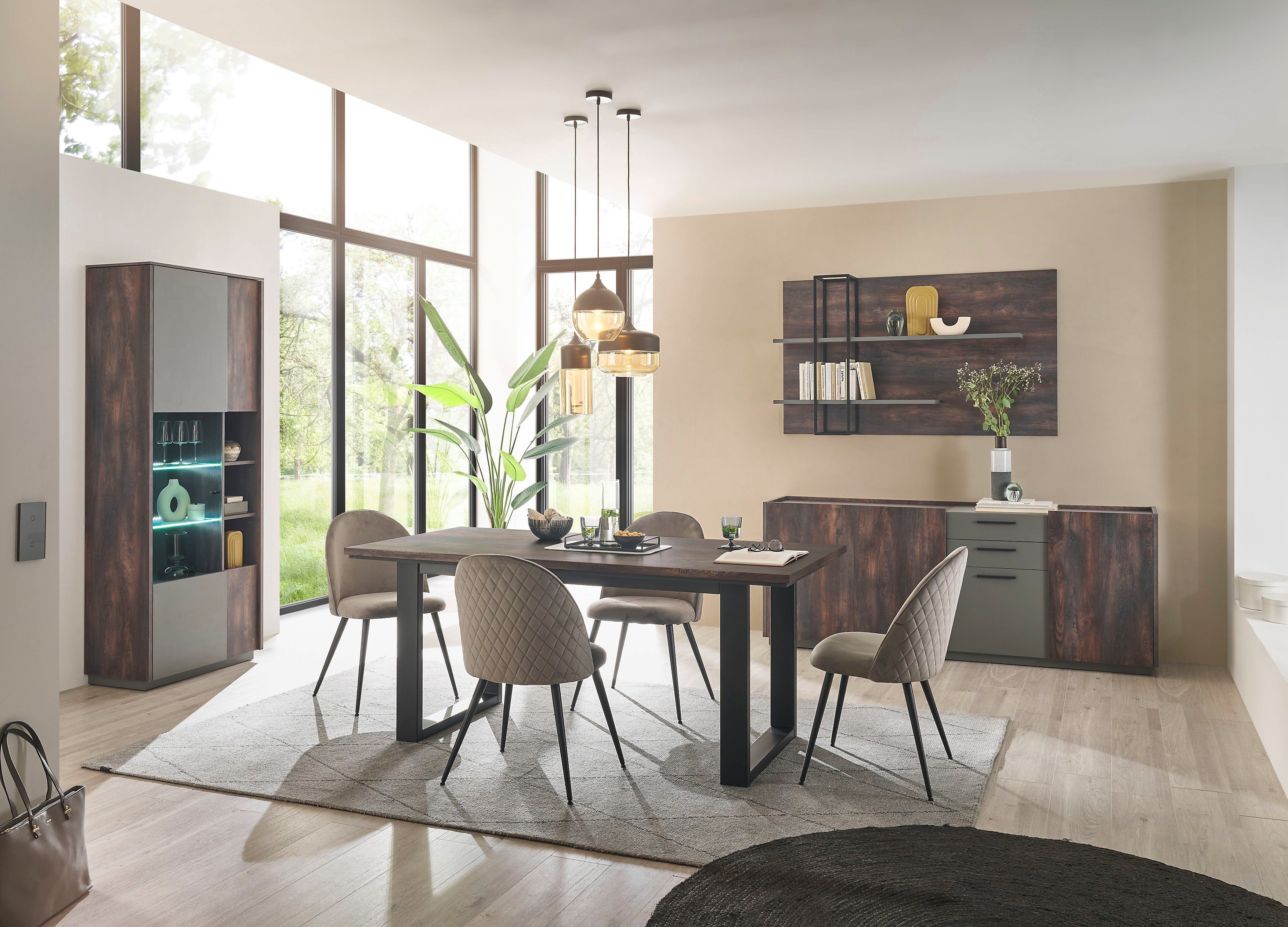 INOSIGN Esszimmer-Set LARGO, (Set, 4-St)