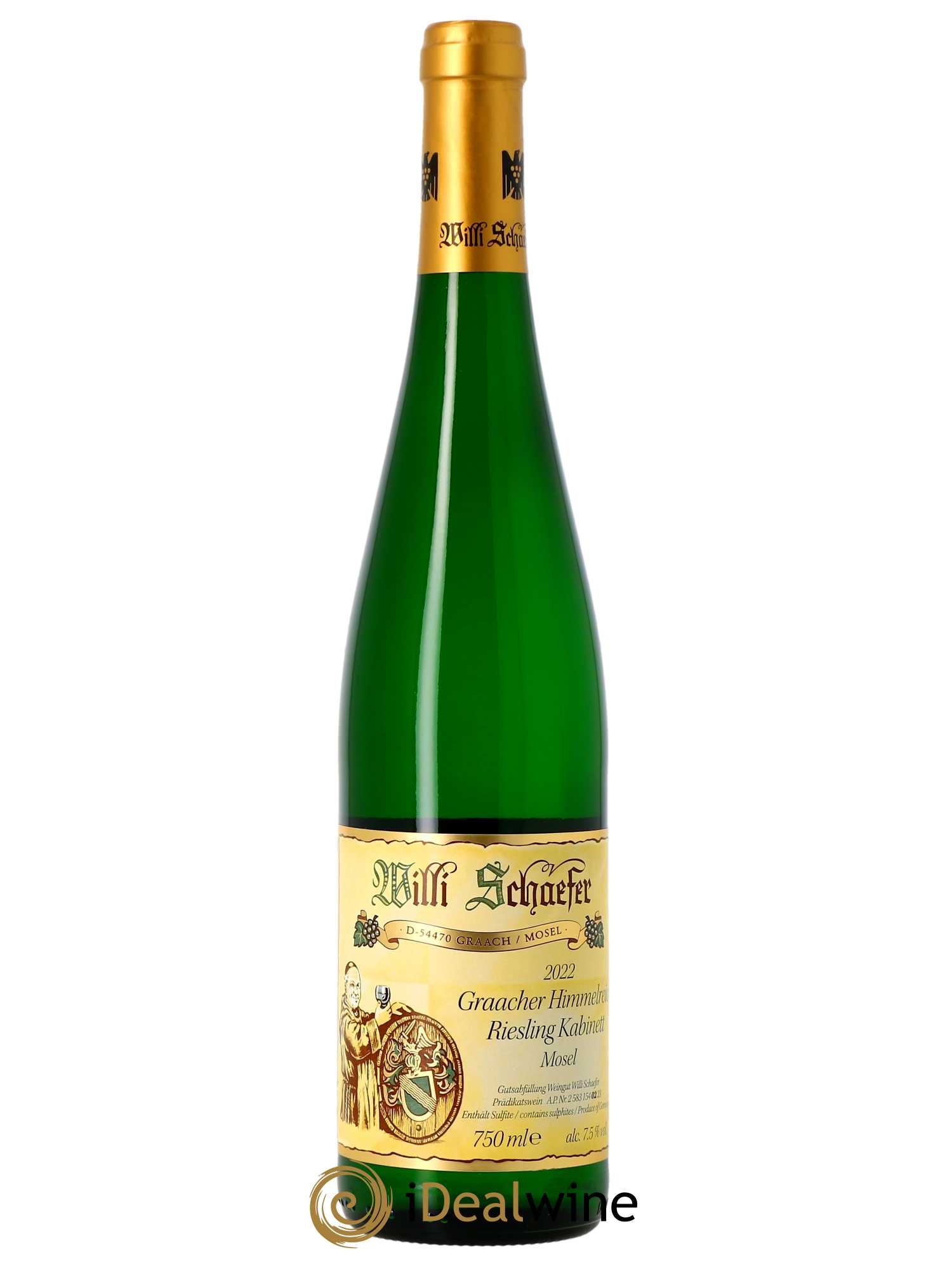 Riesling Willi Schaefer Graacher Himmelreich Kabinett  2022 - Lot de 1 Bouteille