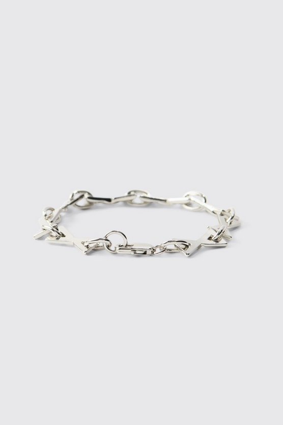 Silbernes Armband mit Z-Verschluss