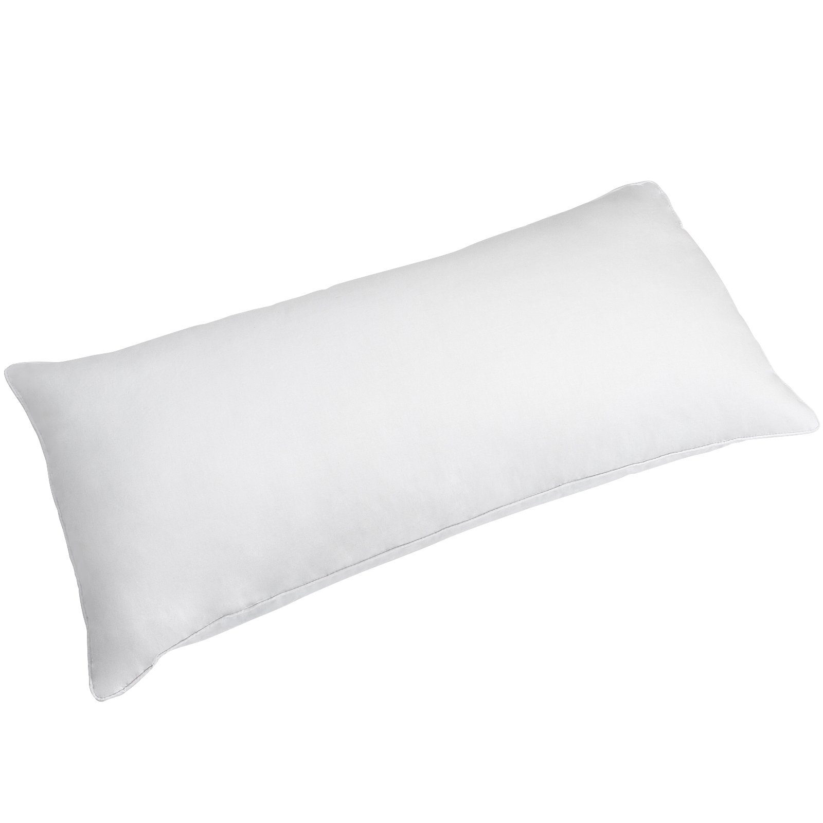 Jago Wasserkissen Wasserkissen - 40x80 cm, mit anpassbarer Füllmenge, bis 38 °C, Bezug 100% Baumwolle, waschbar, inkl. Fülltrichter, Weiß - Nackenkissen, Kopfkissen, Nackenstützkissen