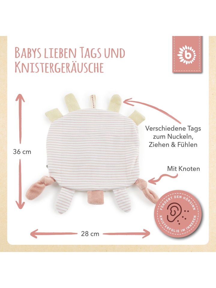 Bieco Spielwaren Knistertuch Reh - ab Geburt in Weiß günstig kaufen onesize