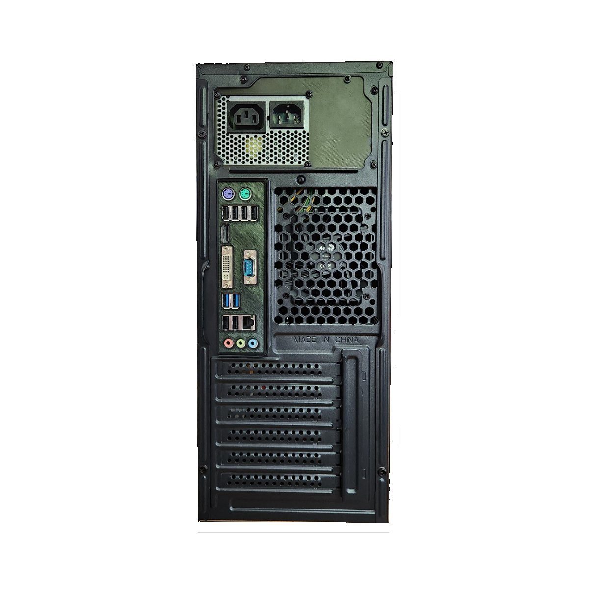 Inter-Tech Workstation I Intel i7 SSD Windows 11 Office Gaming-PC (Intel Core i7, Intel HD, 8GB Ram 240GB SSD ohne HDD GB RAM, Luftkühlung)