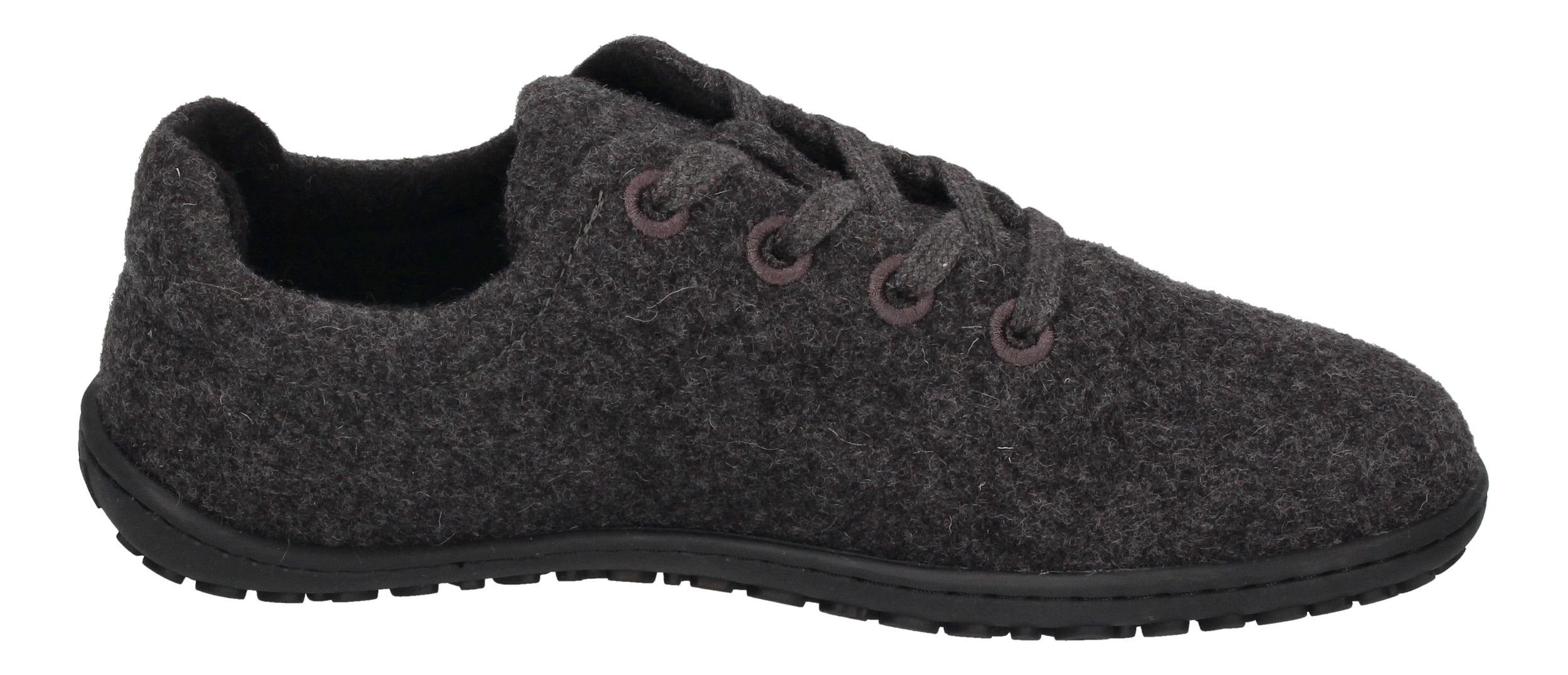 KOEL IAN Merino Sneakers Barfußschuh Dark Grey