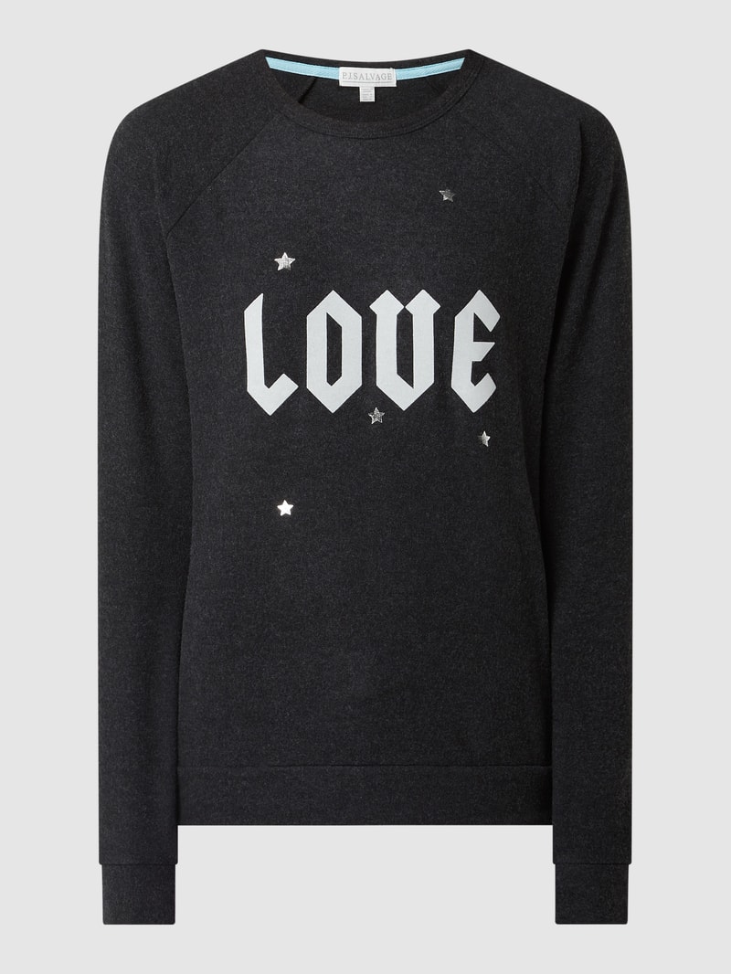 Pullover mit Stretch-Anteil in graphit