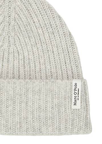 Marc O'Polo Strickmütze mit luxuriöser Kaschmirwolle