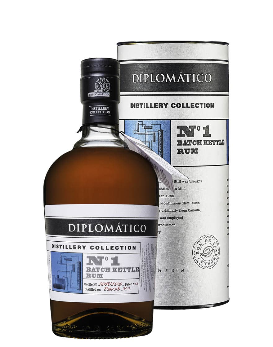 Ron de Venezuela DOC Distillery Collection N° 1 Batch Kettle Rum Diplomatico 0,7 ℓ, En Étui