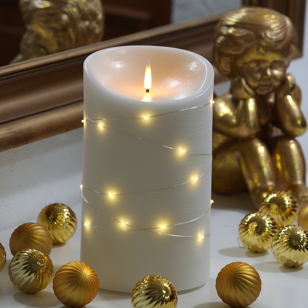 ELEPHANT CANDLE LED Outdoor Echtwachskerze 