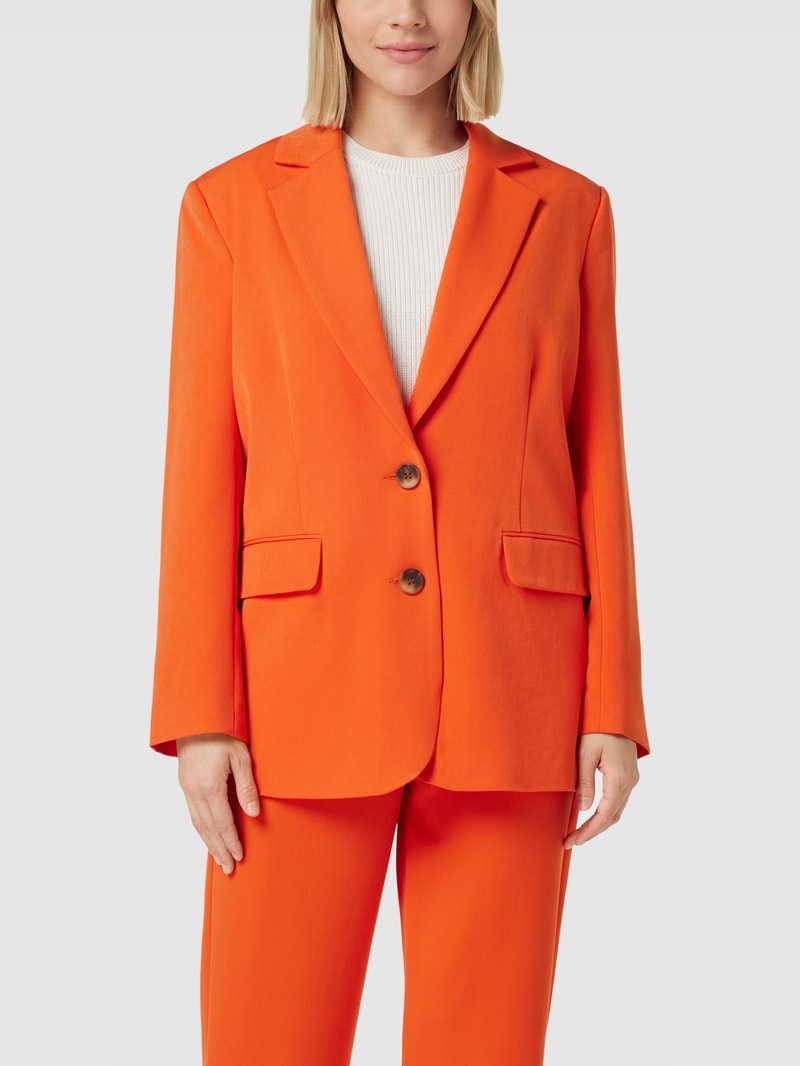 Blazer mit Reverskragen Modell 'Estale' in orange