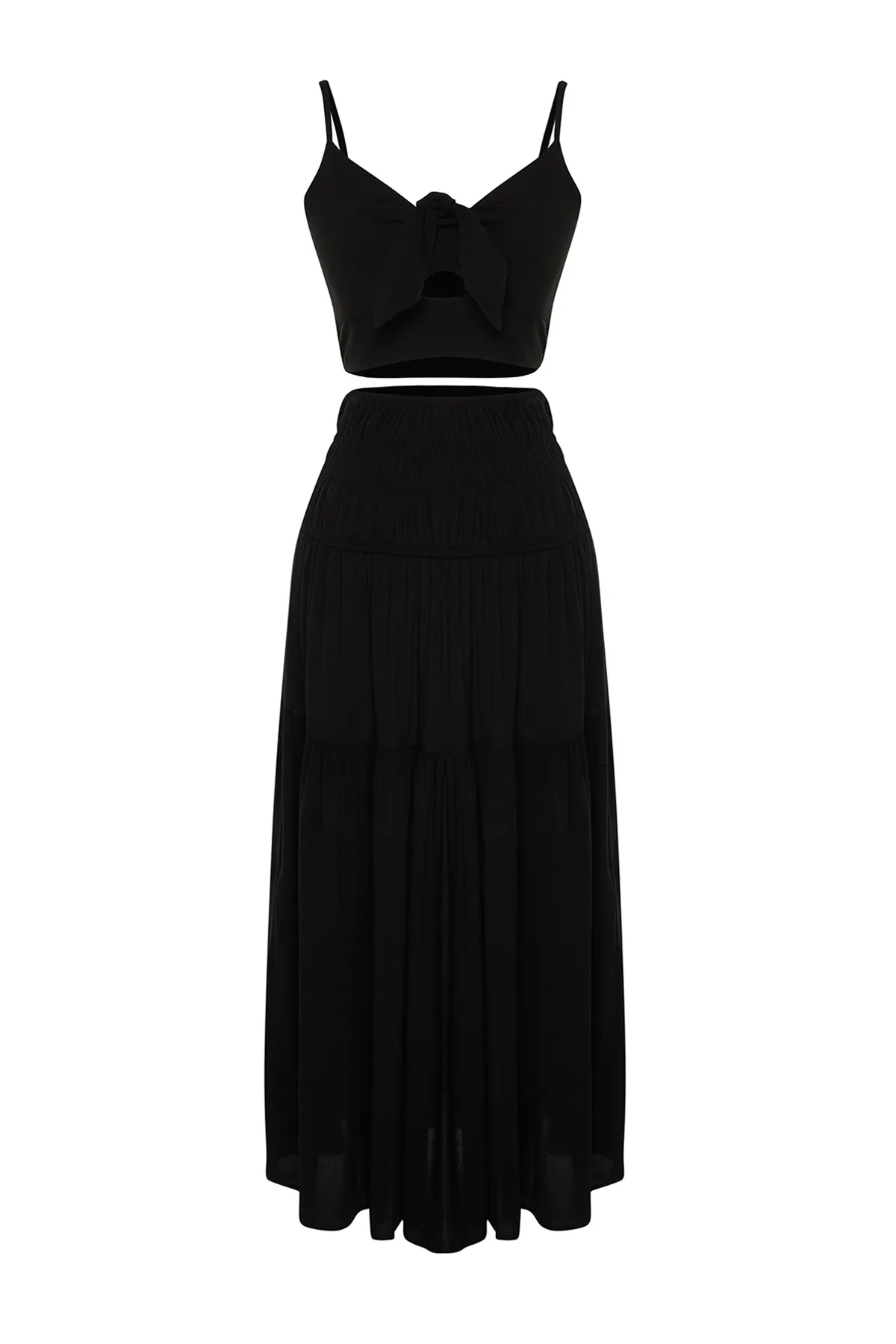Trendyol Collection  Zweiteiler - Schwarz - Regular Fit