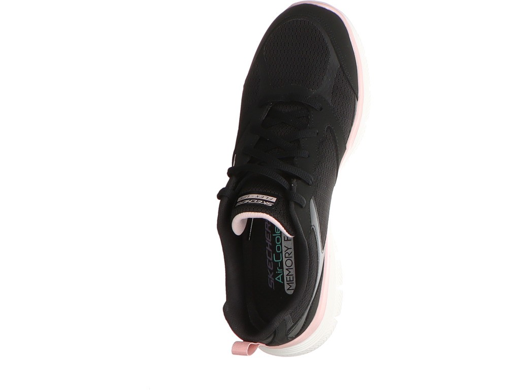 SKECHERS Freizeit Schnürer schwarz FLEX APPEAL 4.0 - ACTIVE FLOW