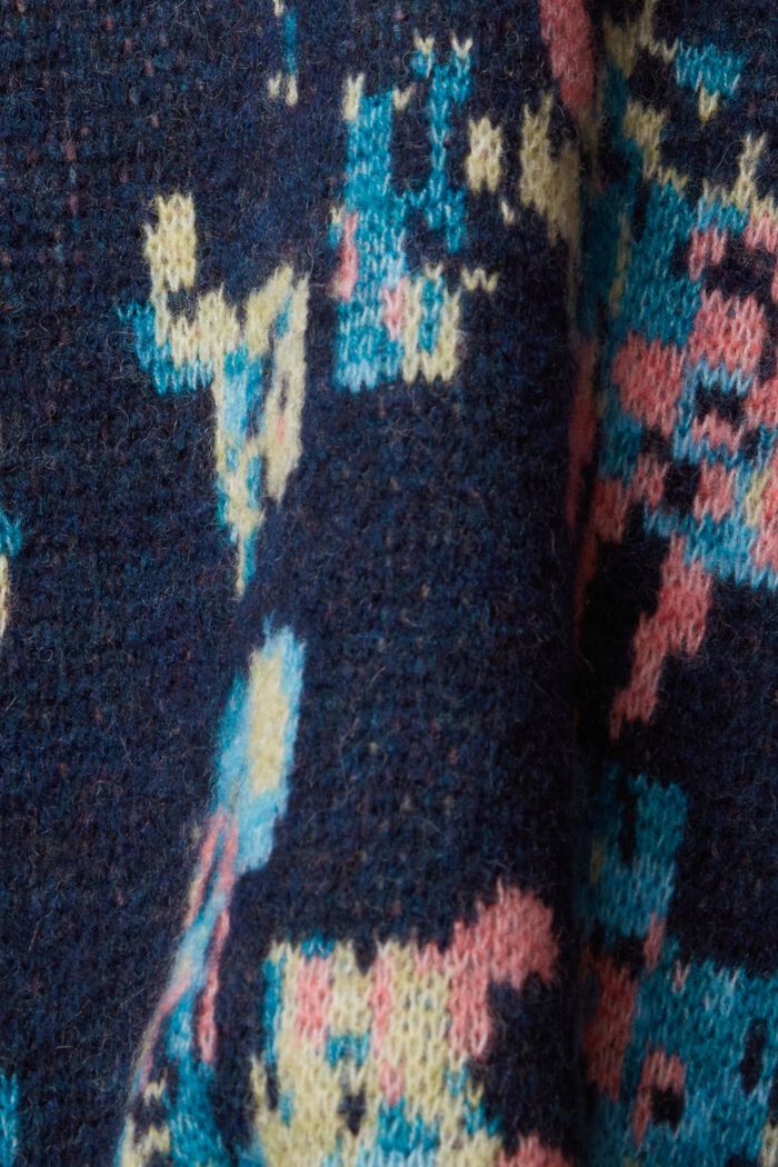 Pullover aus Jacquardstrick, Wollmix