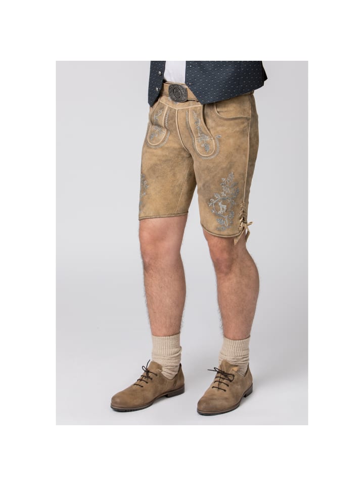 Stockerpoint Lederhose Girgl in braun günstig kaufen