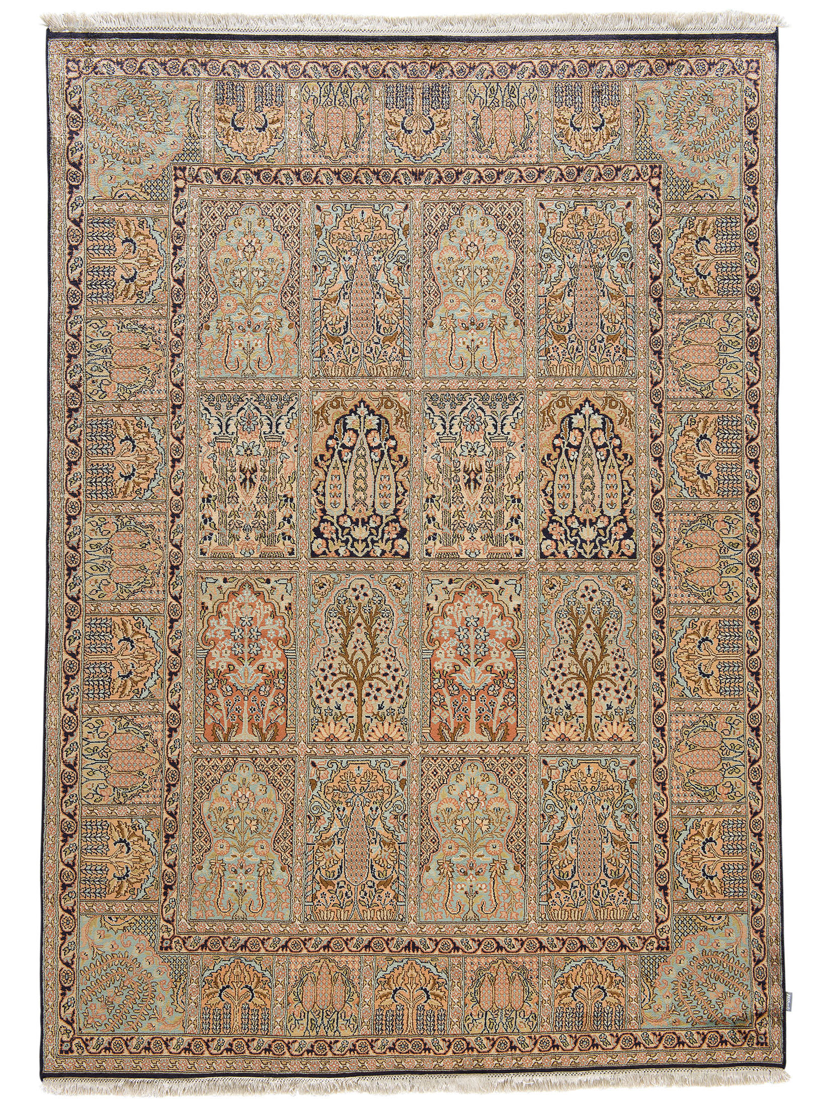 Kaschmir Seide 18/18 ca. 156 x 222 cm, Unikat / Einzelstück