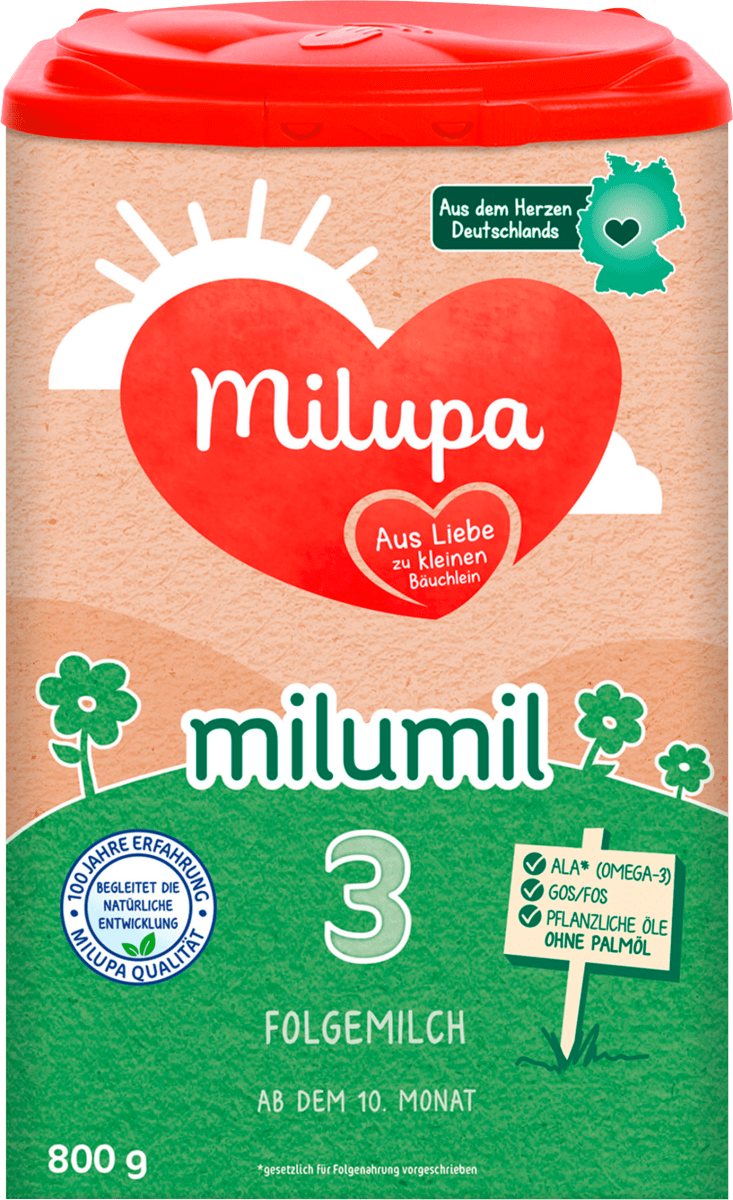 Folgemilch 3 Milumil ab dem 10. Monat, 0,8 kg