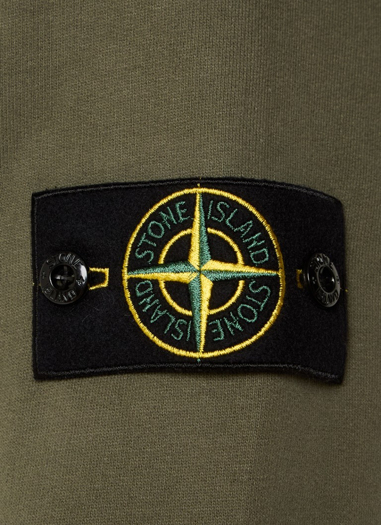 Felpa Stone Island 60720 con logo e tasche laterali