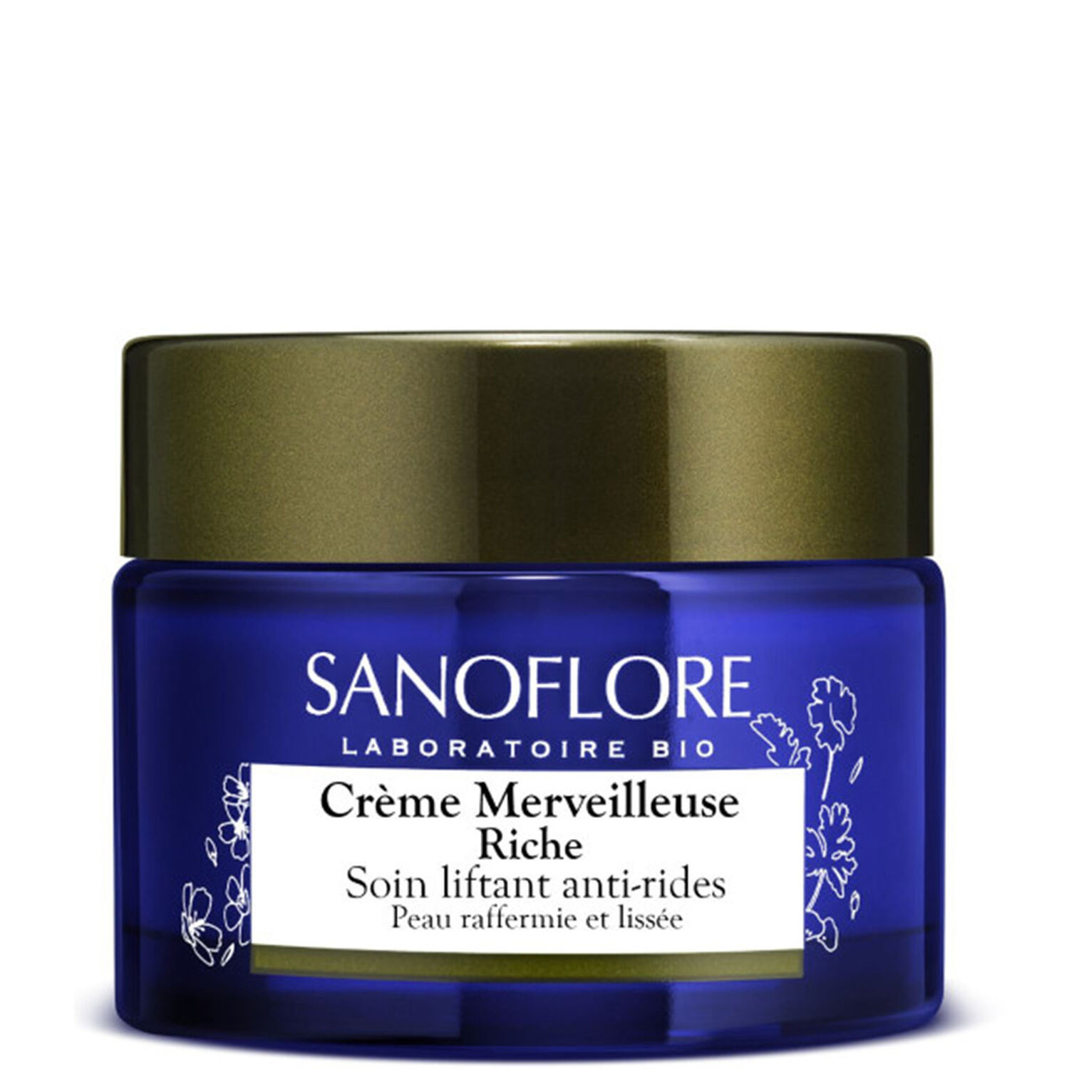 Sanoflore Merveilleuse Crème visage riche lift anti-rides certifiée bio
