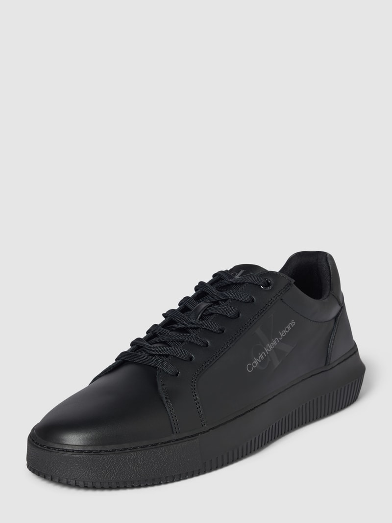 Sneaker mit Label-Detail Modell 'CHUNKY' in black