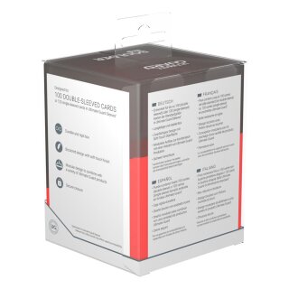 Ultimate Guard Boulder Deck Case 100+ Synergy Schwarz/Rot