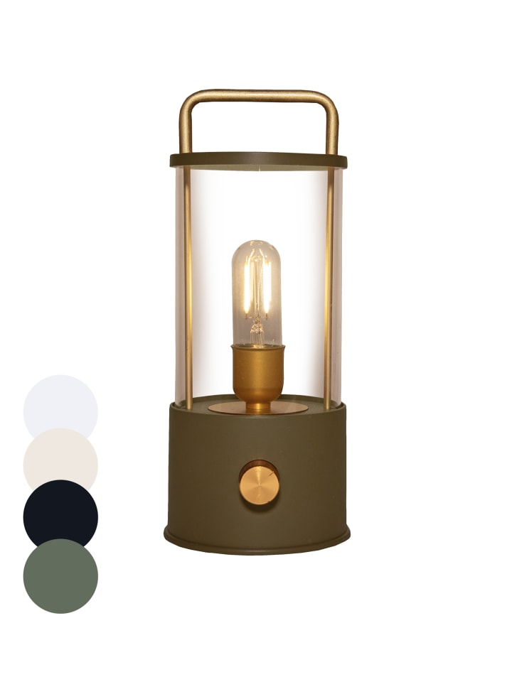 Coen Bakker LED Laterne Lampe dimmbar Warmweiß IP44 Innen & Außen 25x11cm in Taupe günstig kaufen onesize
