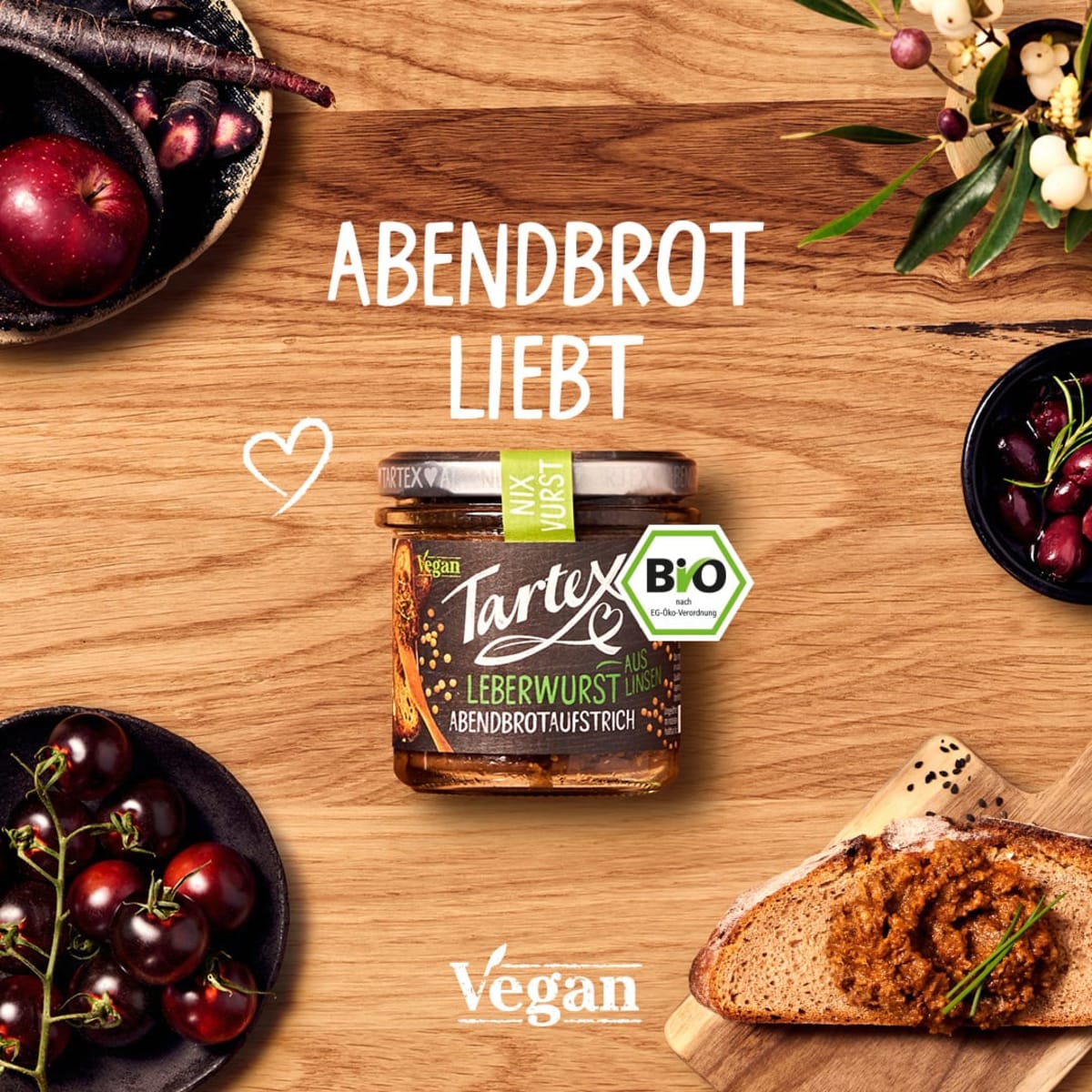 Brotaufstrich, Leberwurst aus Linsen, 135 g