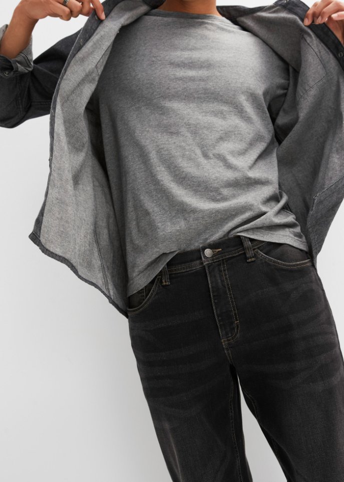 Regular Fit Stretch-Jeans, Tapered