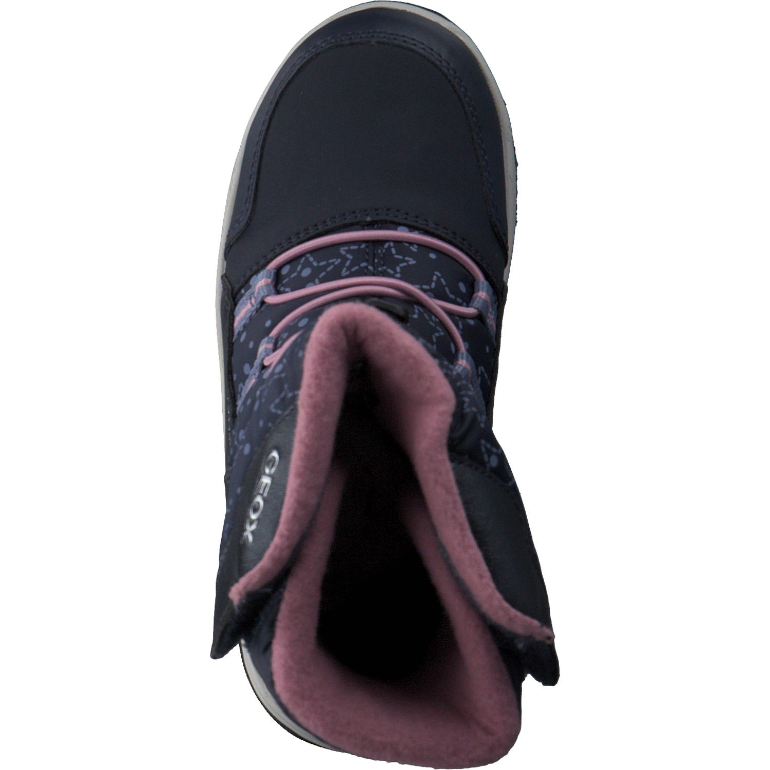 Geox J26FUA, Stiefeletten (Kinder), Kinder, NAVY/ROSE