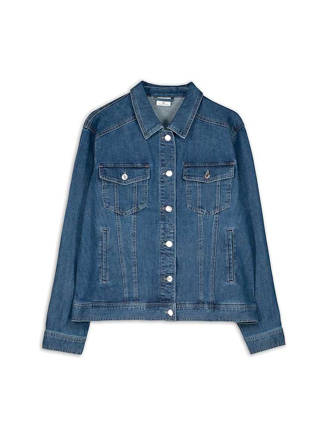Jeansjacke - Aufgesetze Taschen