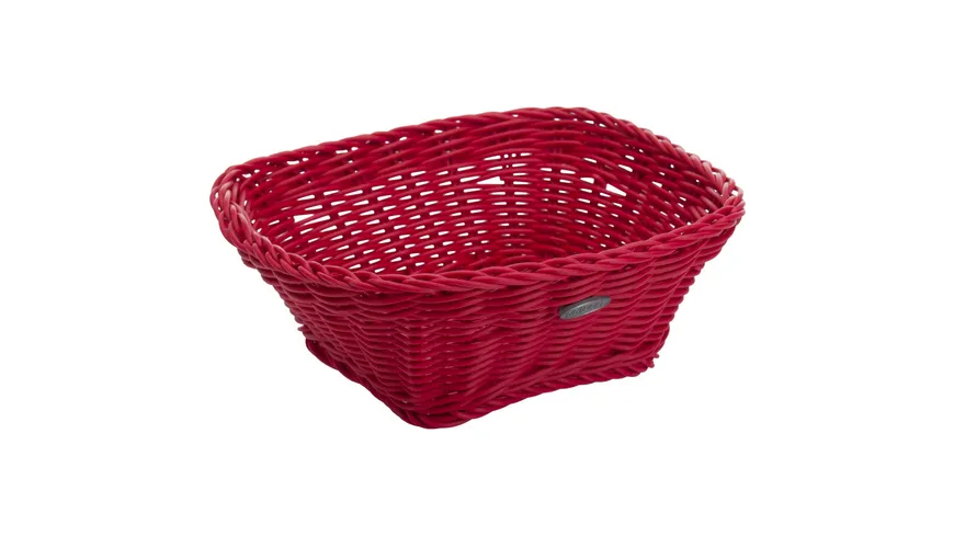 WESTMARK Brotkorb quadratisch 19x7,5cm rubinrot