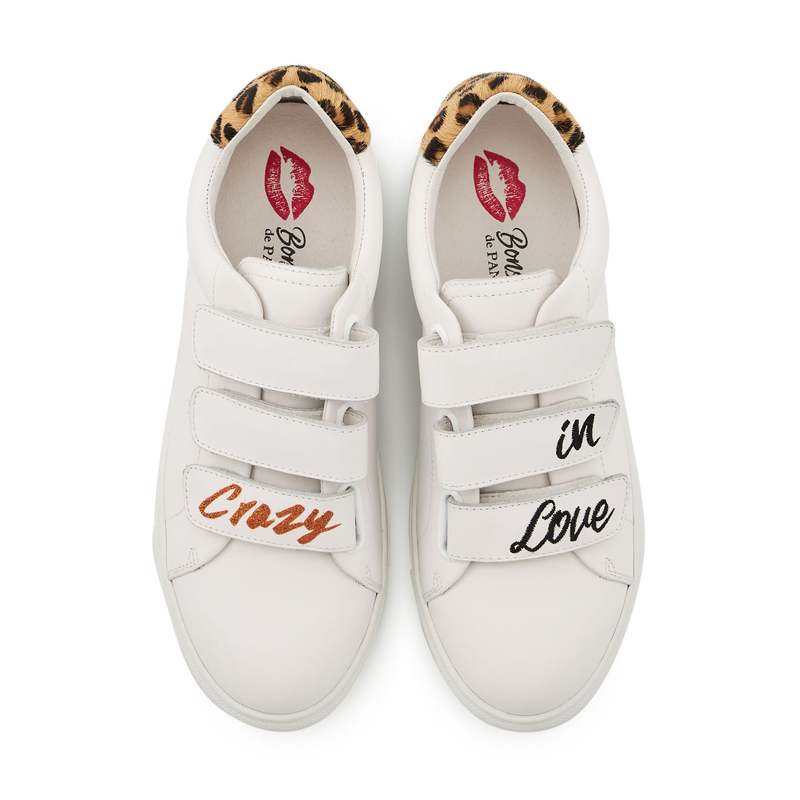 Baskets en cuir Edith crazy