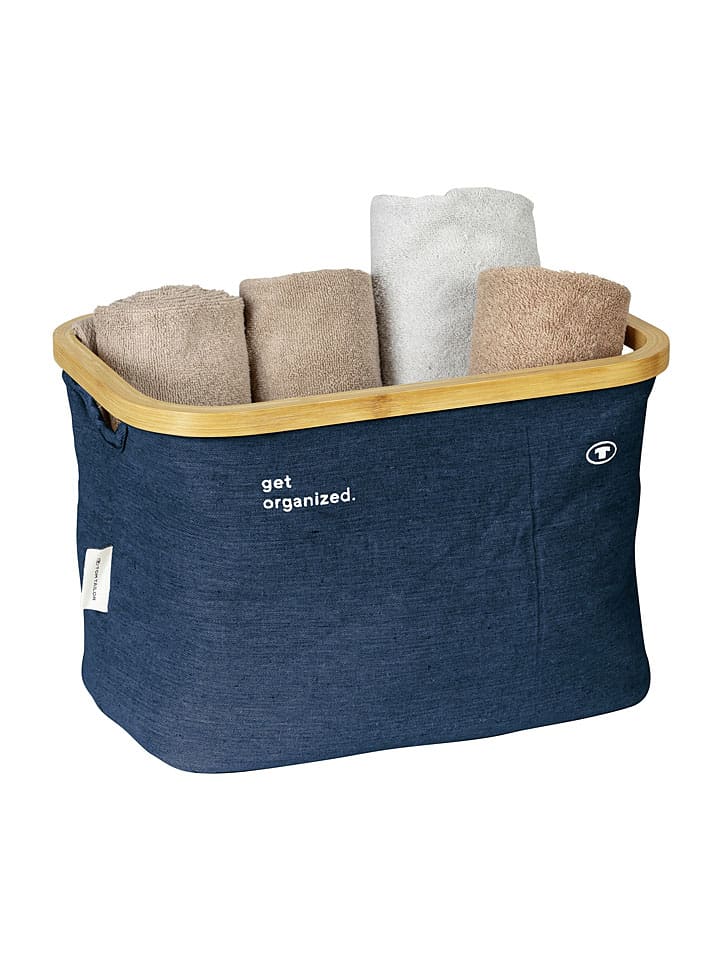 Tom Tailor 2er-Set: Aufbewahrungskörbe in Dunkelblau - (B)38 x (H)26 x (T)26 cm günstig kaufen onesize