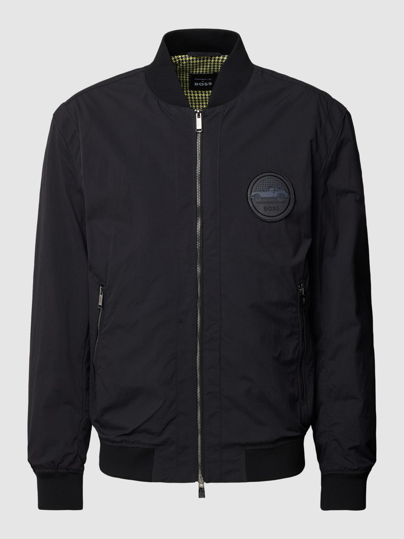 Jacke mit Label-Patch - Porsche X Boss Collection in schwarz