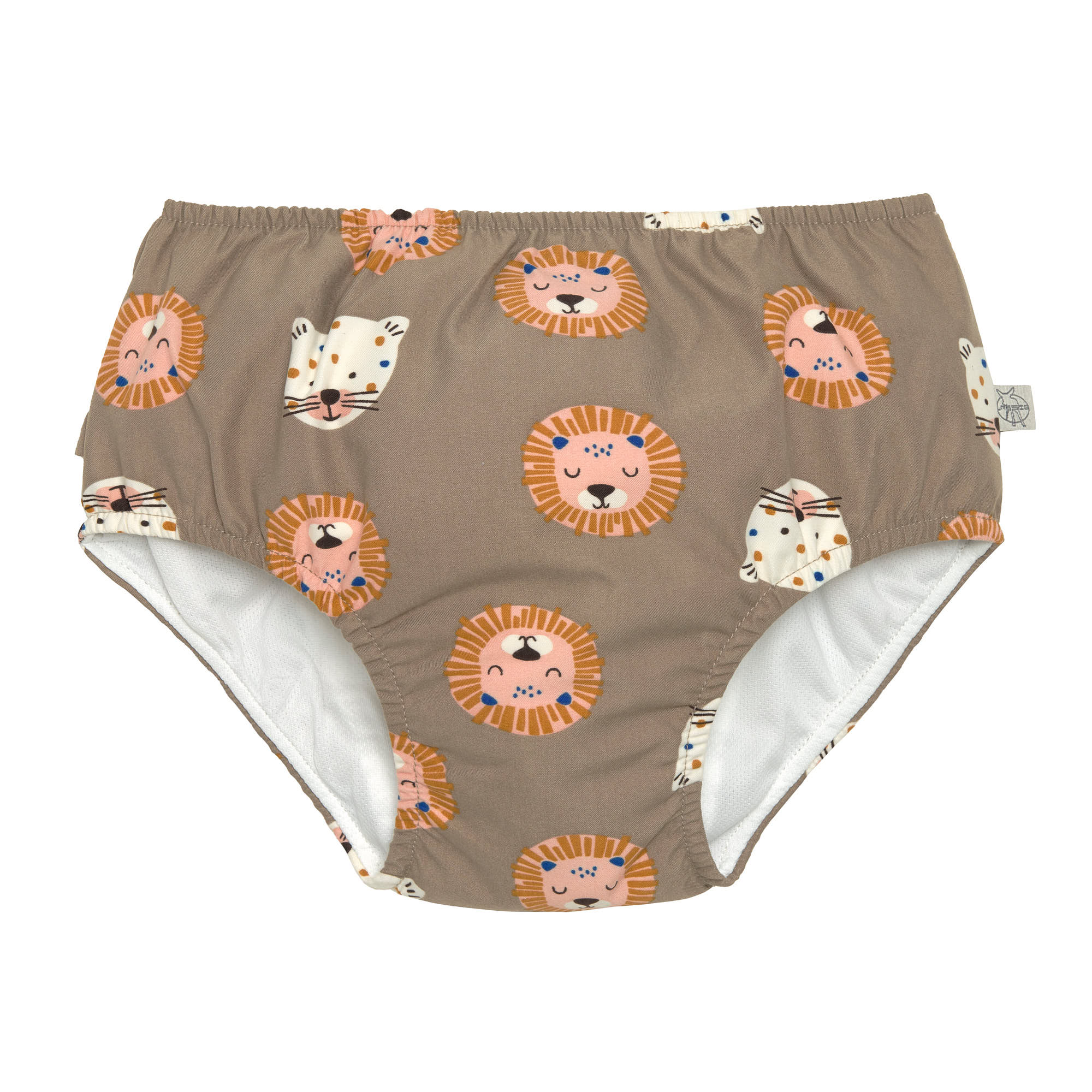 Schwimmwindel Baby - Wildkatzen, Braun