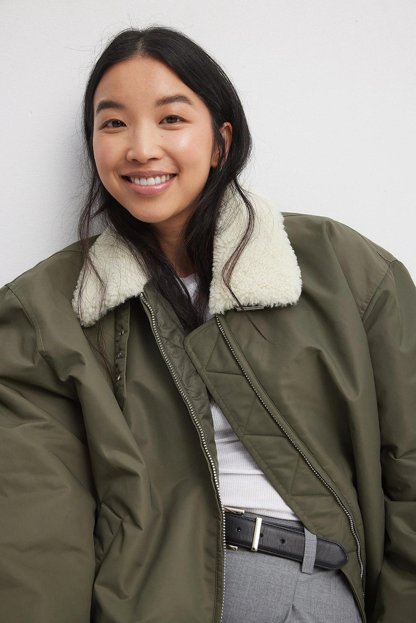 Oversize-Bomberjacke