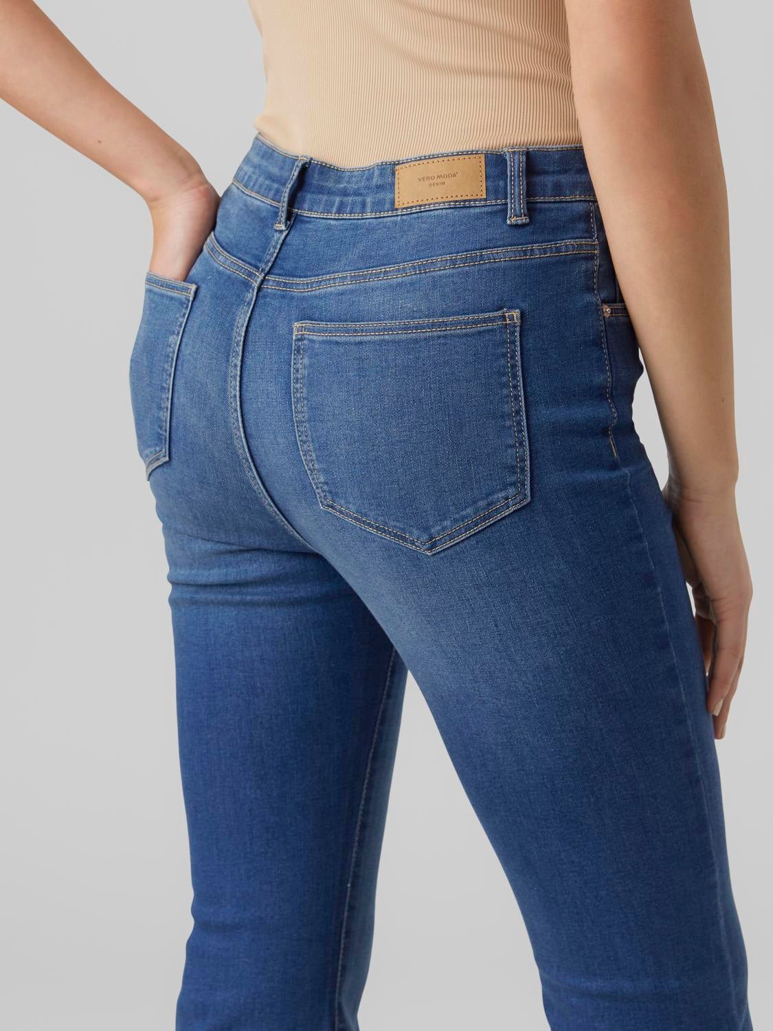 VMSELINA Hohe Taille Ausgestellt Jeans