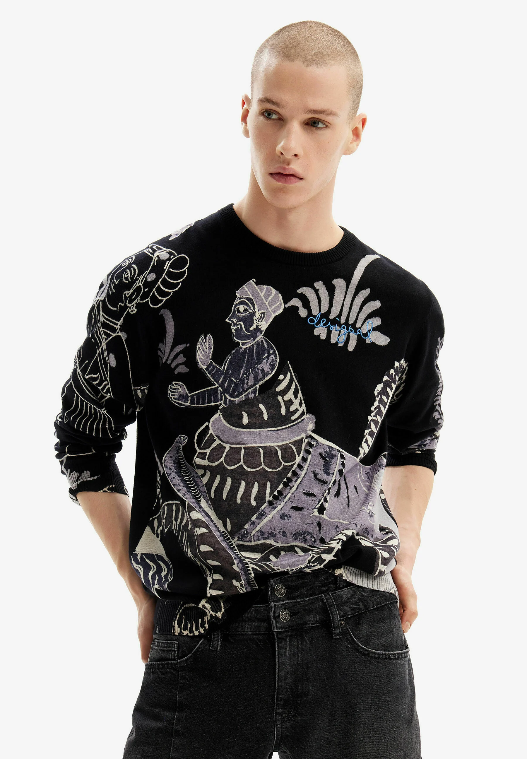 Desigual FINE INDIA PRINT - Suéter