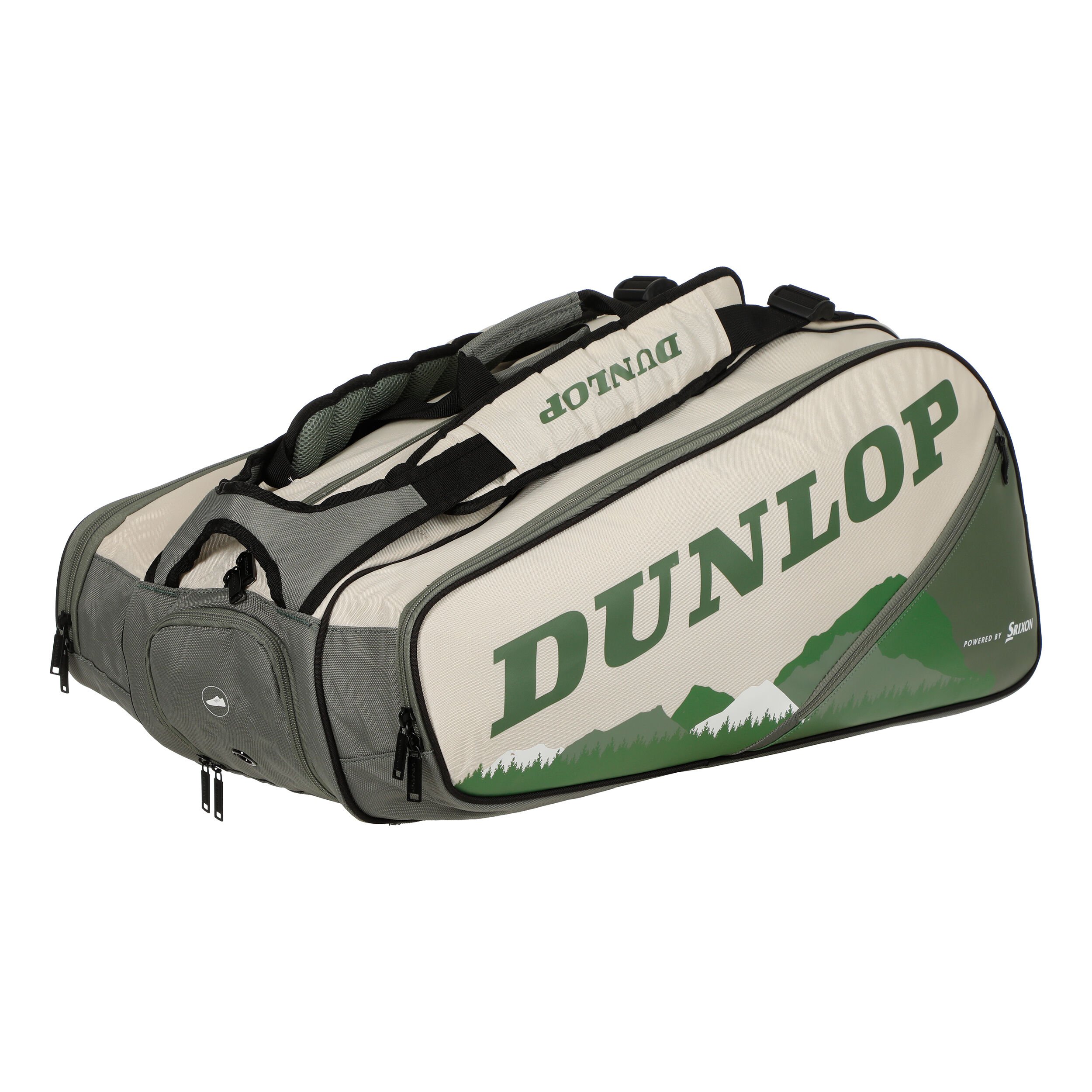 Performance Schlägertasche 12er - Grün, Beige
