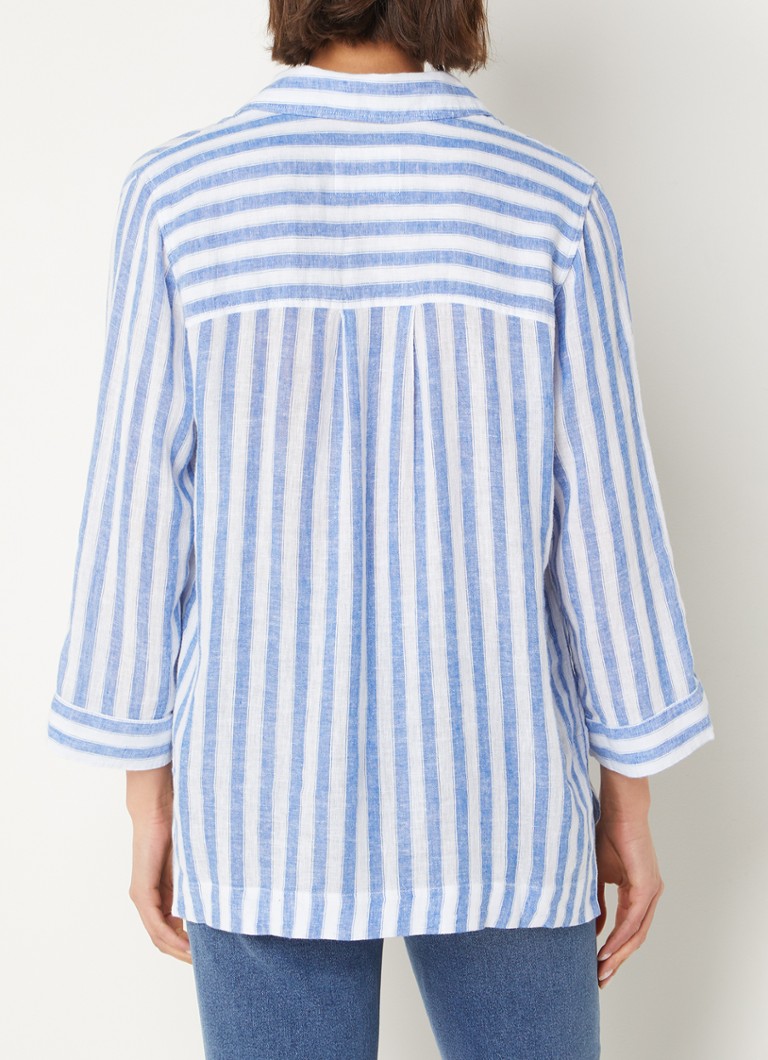 Rails  Banks tuniek in linnenblend met streepprint
