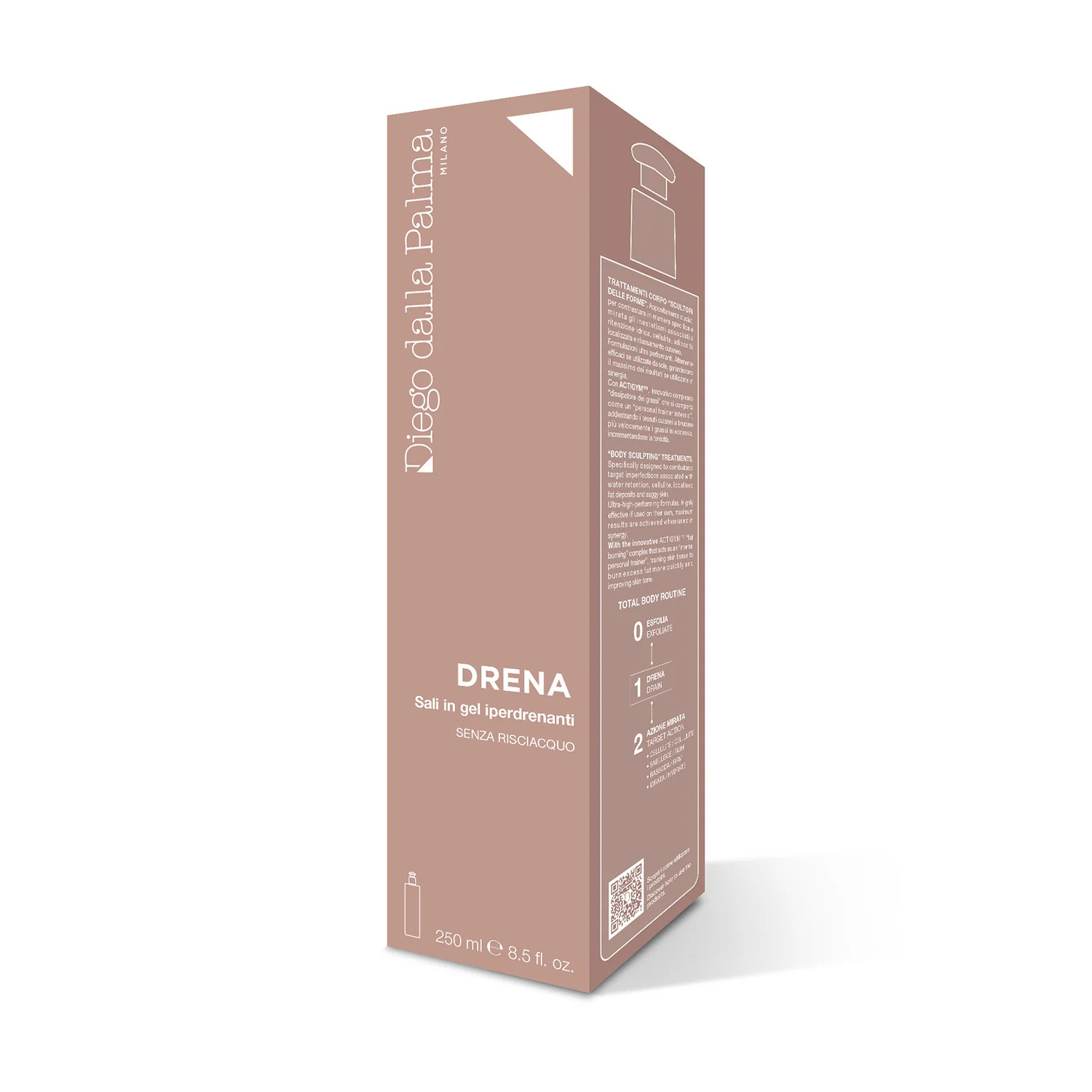Linija za tijelo 1. Drain - Hiper-drainirajući gel Salts - Krema za drenažu nogu i stražnjice, Gel za preoblikovanje tijela, Krema za preoblikovanje nogu i stražnjice