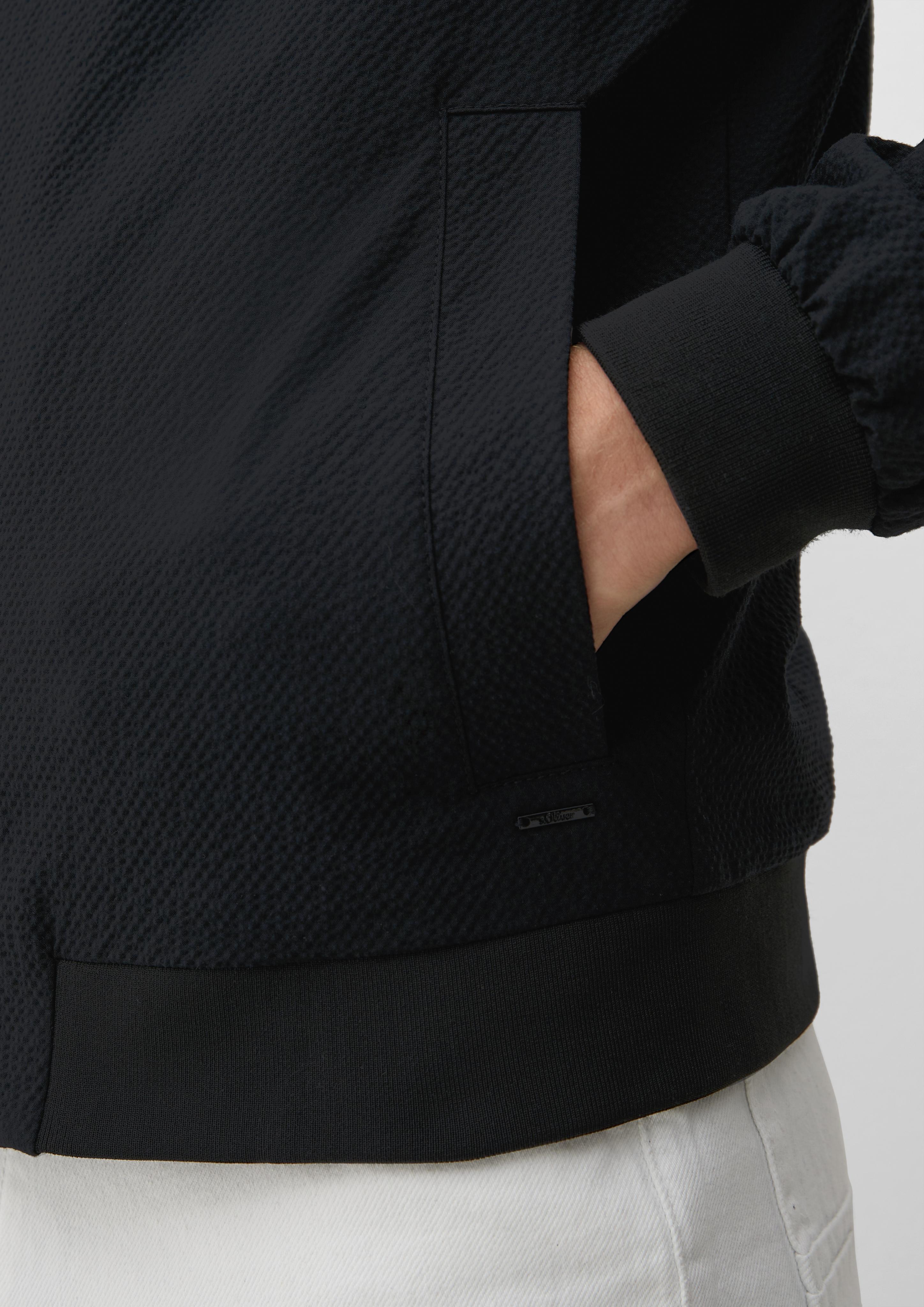 Blouson aus Seersucker  2128651-9999