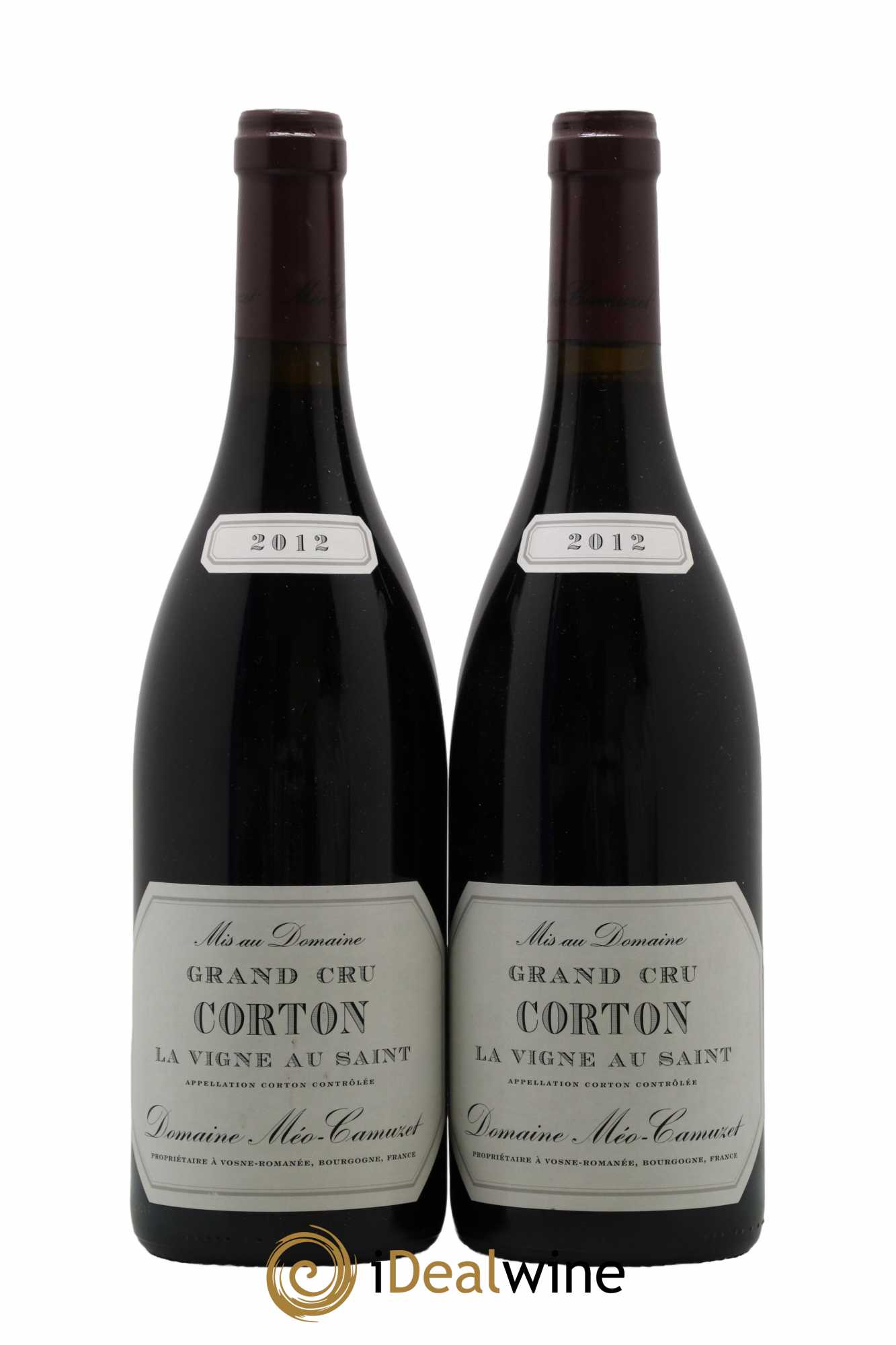 Corton Grand Cru La Vigne au Saint Méo-Camuzet (Domaine)  2012 - Lot de 2 Bouteilles
