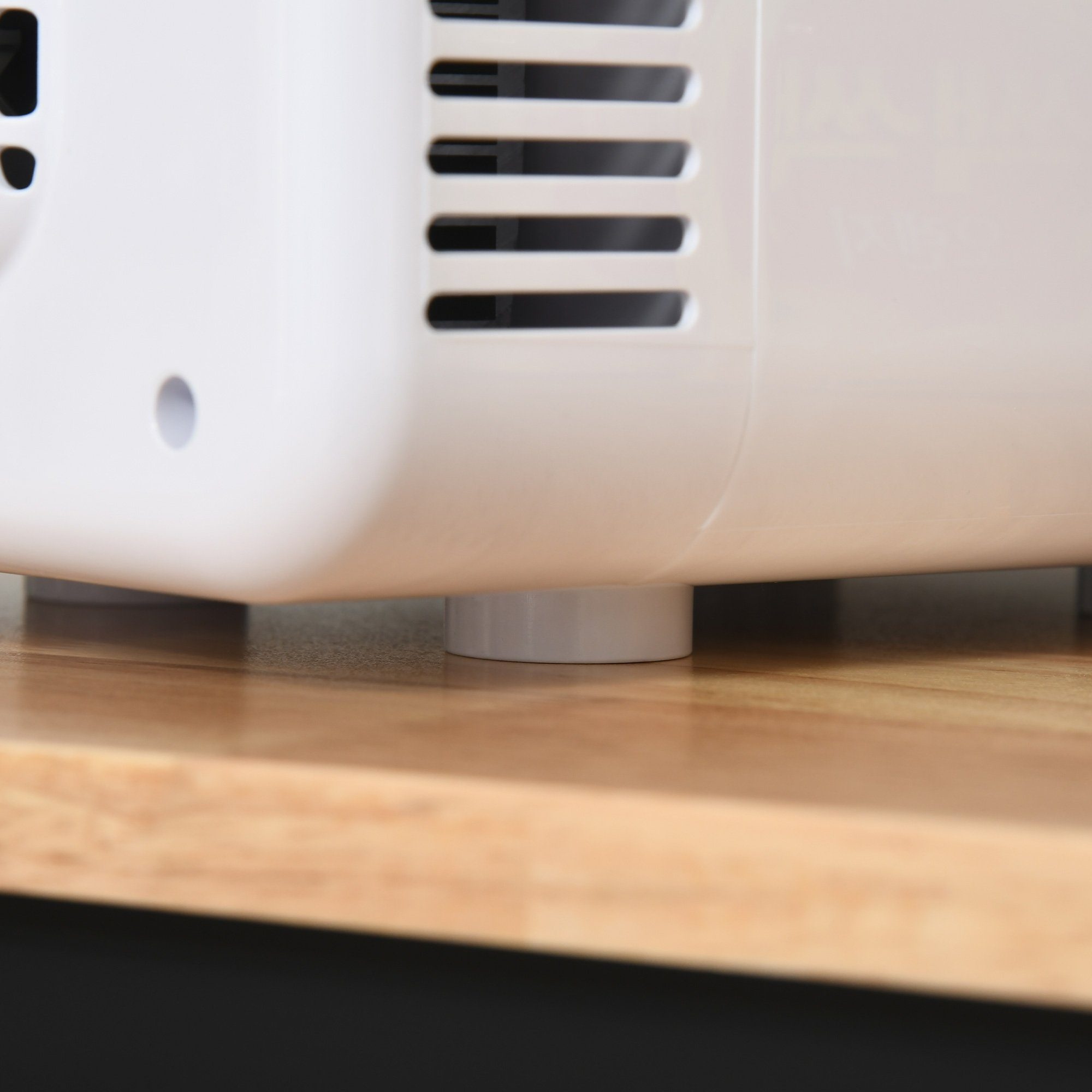 HOMCOM Kühlbox Auto-Warmhaltebox, 4L Kühlschrank Mini-Kühlschrank 60 W für Camping Weiß