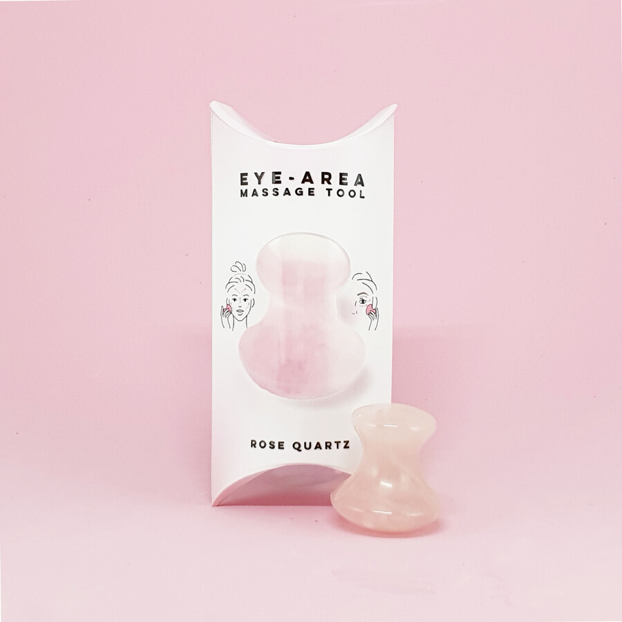 Gua Sha – Augenkontur Pflege-Accessoires – Rosenquarz